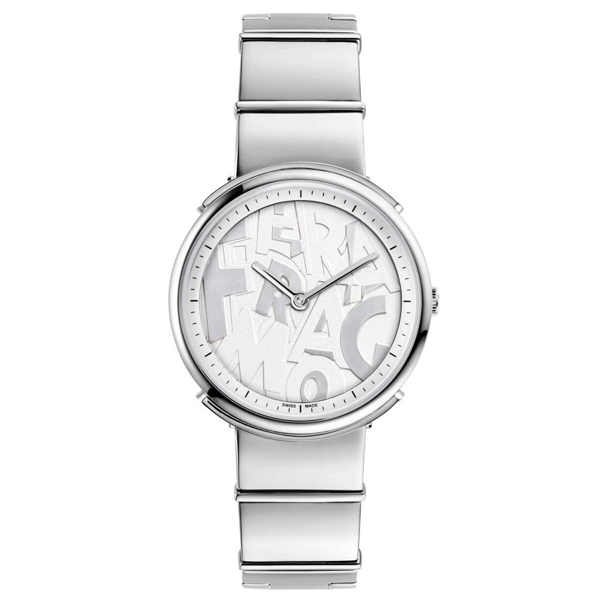 Salvatore Ferragamo FFY040017 Women's Logomania Quartz White Dial