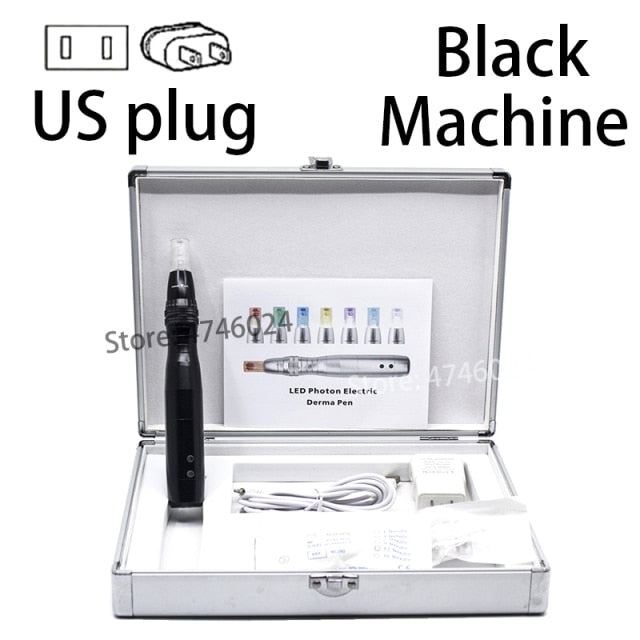 Korea 7 Color LED Microneedle derma pen Kit derma roller treatment pen for bb cream brightening skin Whitening acne remove scar