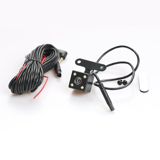 5pin 4led Rear View Camera Car Reverse 135 Degree Wide Angle Auto Parking Cameras Connecting Dash Cam