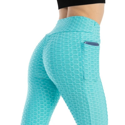 New Anti-Cellulite Pocket Leggings Women Workout High Waist Push Up Legging Running Fitness Gym Jeggings Pants Women Clothing