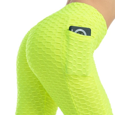 New Anti-Cellulite Pocket Leggings Women Workout High Waist Push Up Legging Running Fitness Gym Jeggings Pants Women Clothing