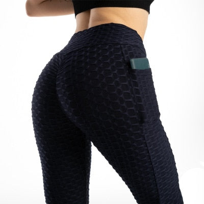 New Anti-Cellulite Pocket Leggings Women Workout High Waist Push Up Legging Running Fitness Gym Jeggings Pants Women Clothing