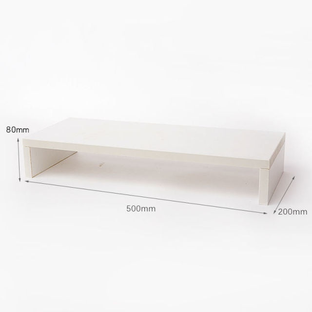 Desktop Storage Computer Elevated Table Rack Dormitory Three-layer Storage Rack Storage Box Desk Girl Cosmetic Sundries Rack