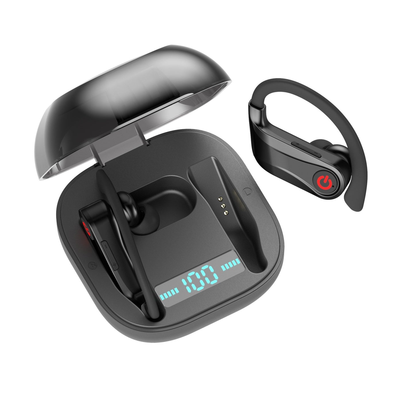 Wireless TWS Bluetooth Headset (Black)