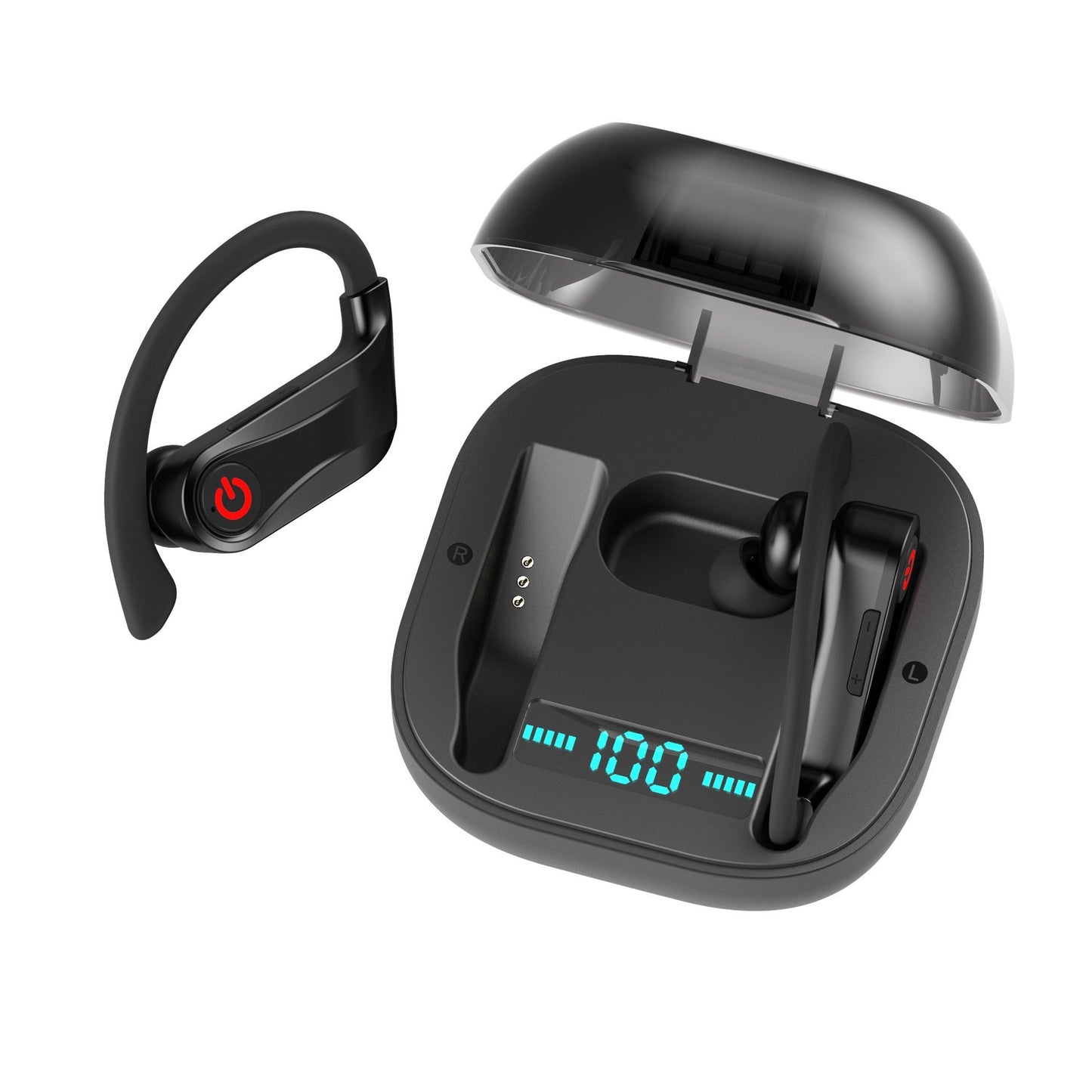 Wireless TWS Bluetooth Headset (Black)