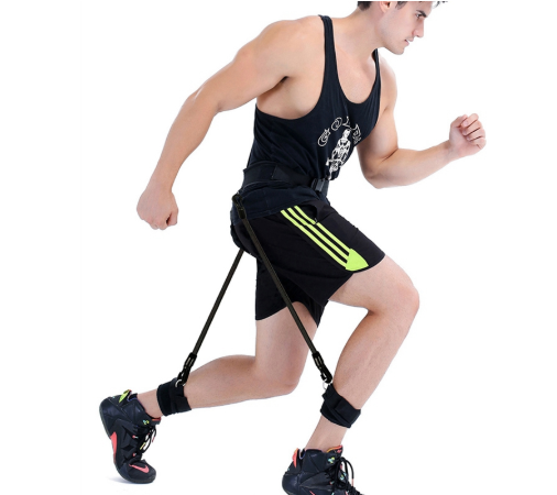 Stretch Leg Pull Rope Leg Muscle Exercises Practice (Black)