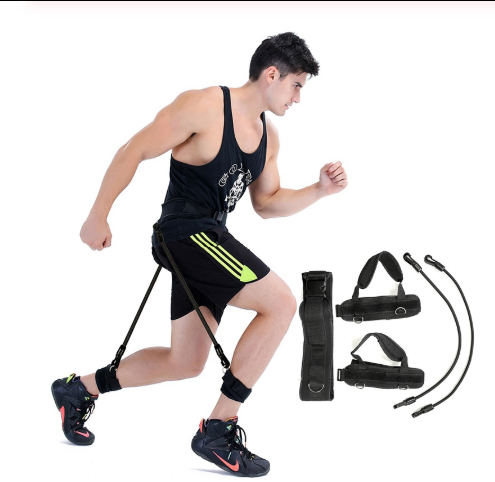 Stretch Leg Pull Rope Leg Muscle Exercises Practice (Black)