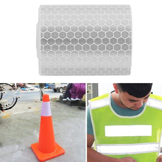 Bicycle Stickers 5cmx3m Reflective Safety Warning