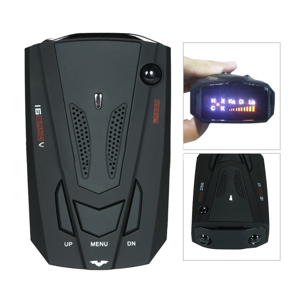 Car 16 Band V7 GPS Speed measuring radar detector