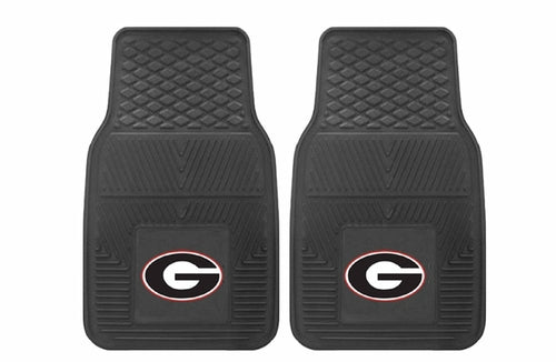 NCAA 2-PC VINYL CAR MAT SET