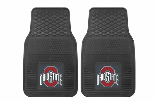 NCAA 2-PC VINYL CAR MAT SET