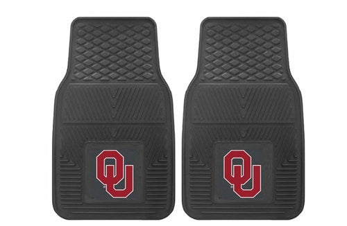 NCAA 2-PC VINYL CAR MAT SET