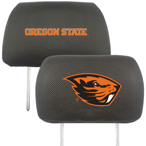 NCAA 2-PC CAR HEADREST COVER SET