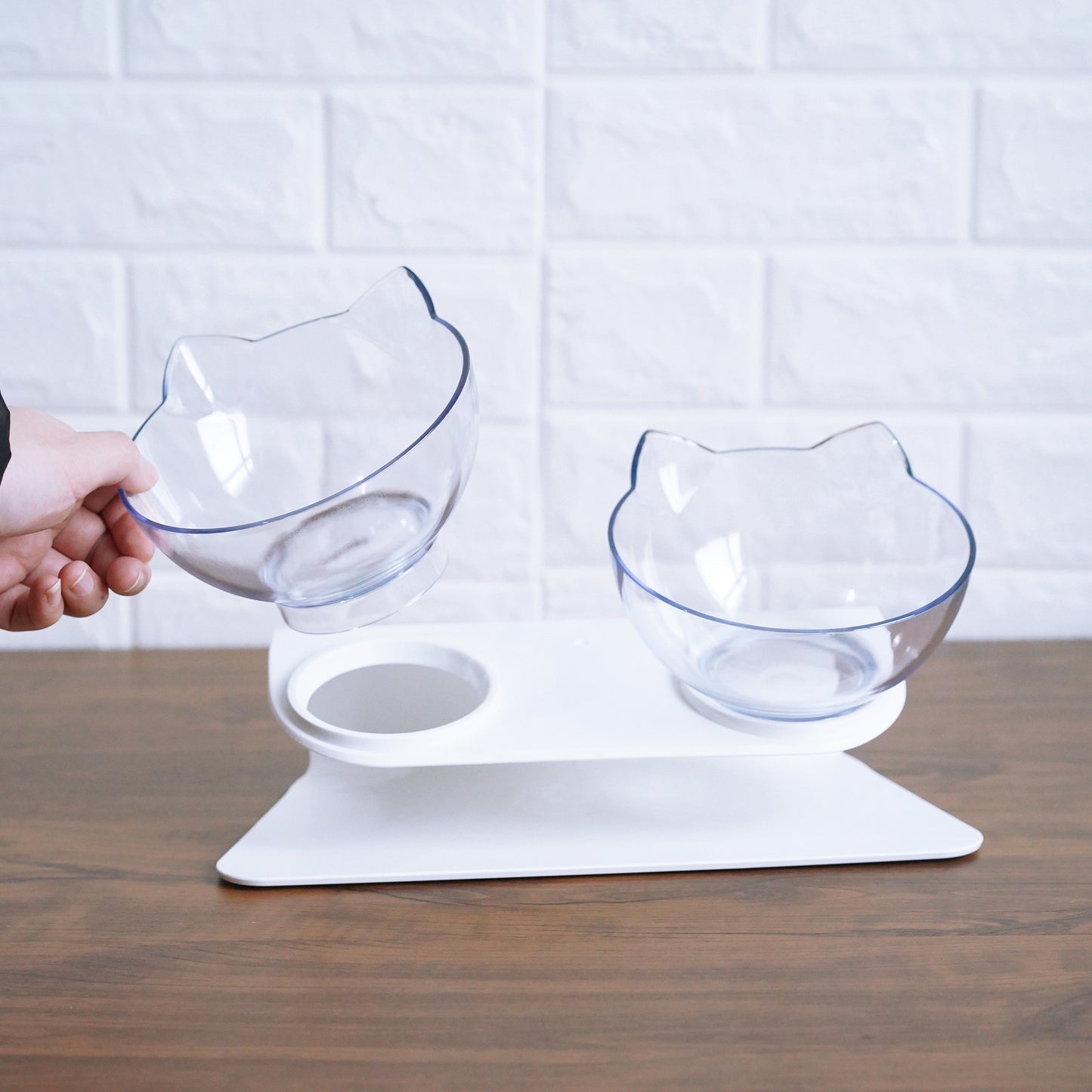 Non-slip Minimalistic Raised Cat Bowls