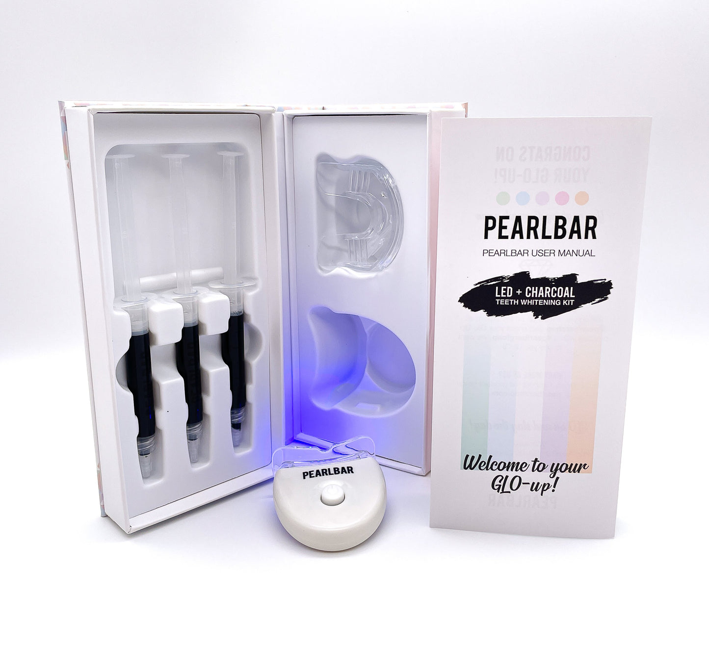 LED + CHARCOAL TEETH WHITENING KIT