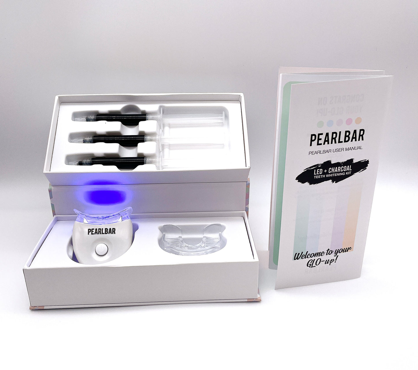 LED + CHARCOAL TEETH WHITENING KIT