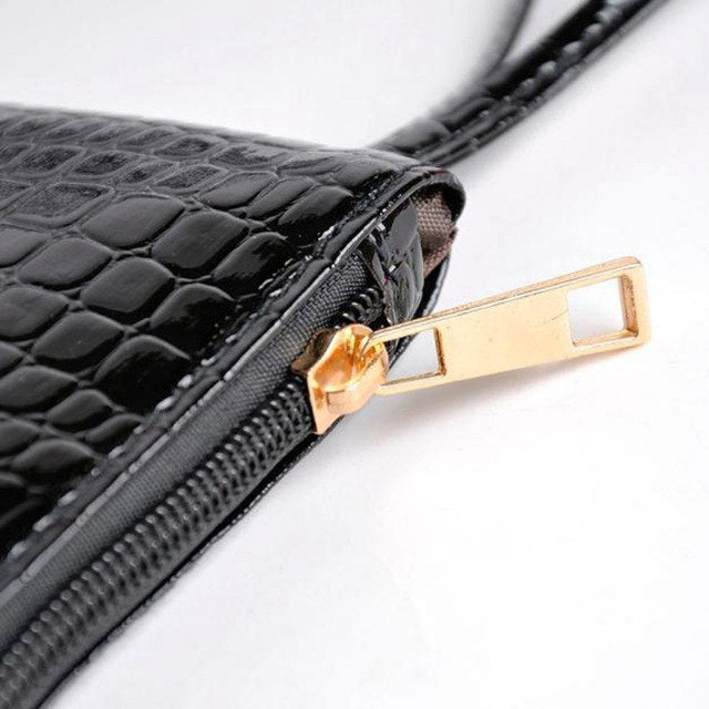 Top sale big wallets Womens Crocodile PU Leather