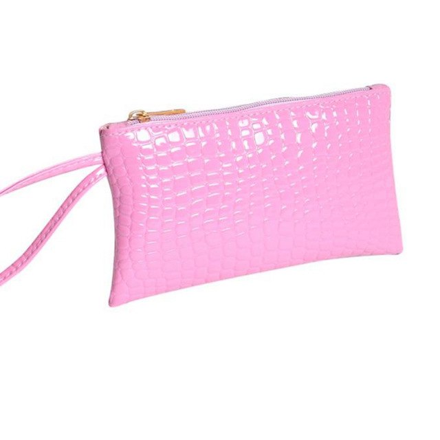 Top sale big wallets Womens Crocodile PU Leather