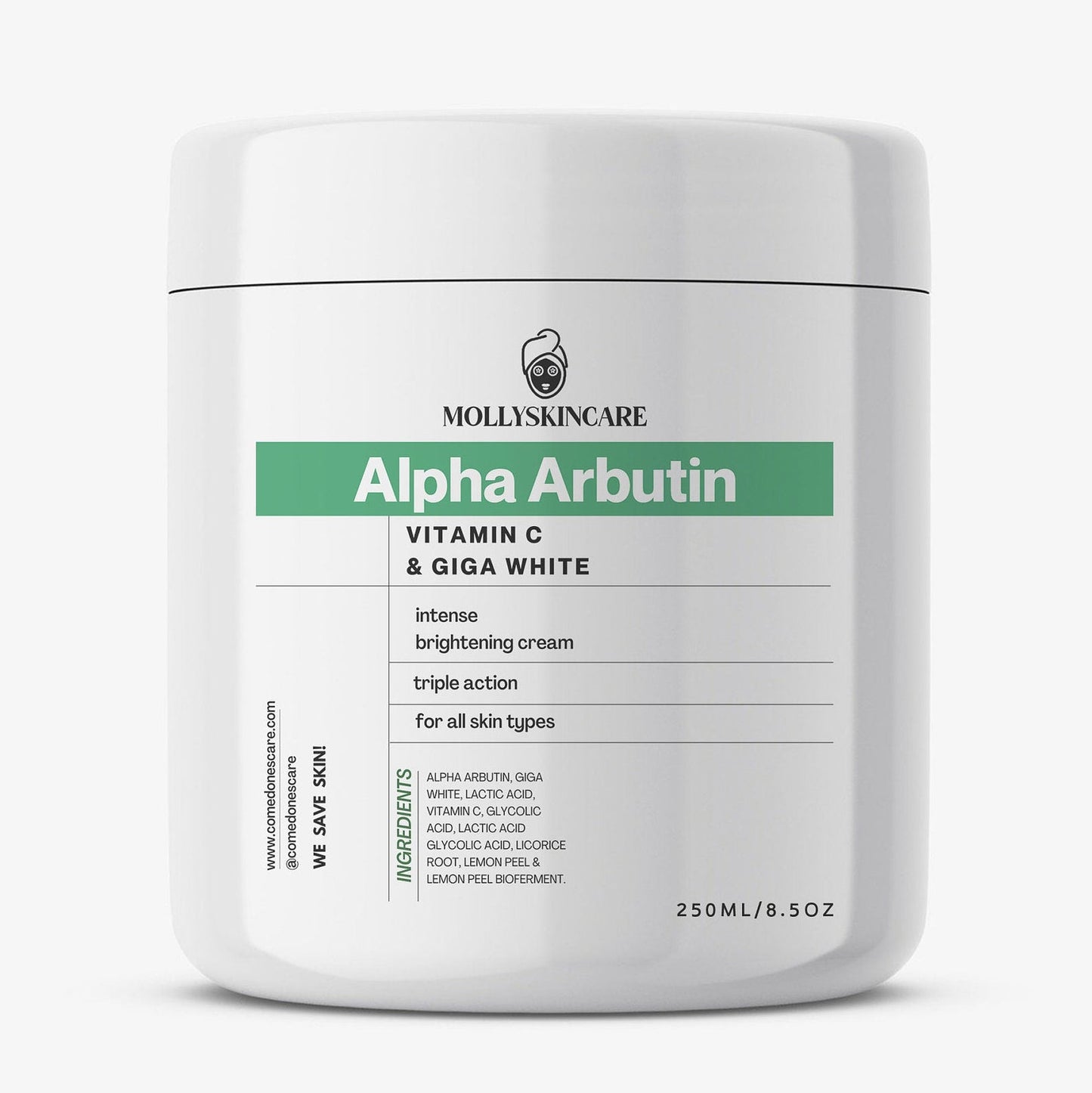 Intense Alpha Arbutin Giga & Vitamin C Brightening and Whitening Cream