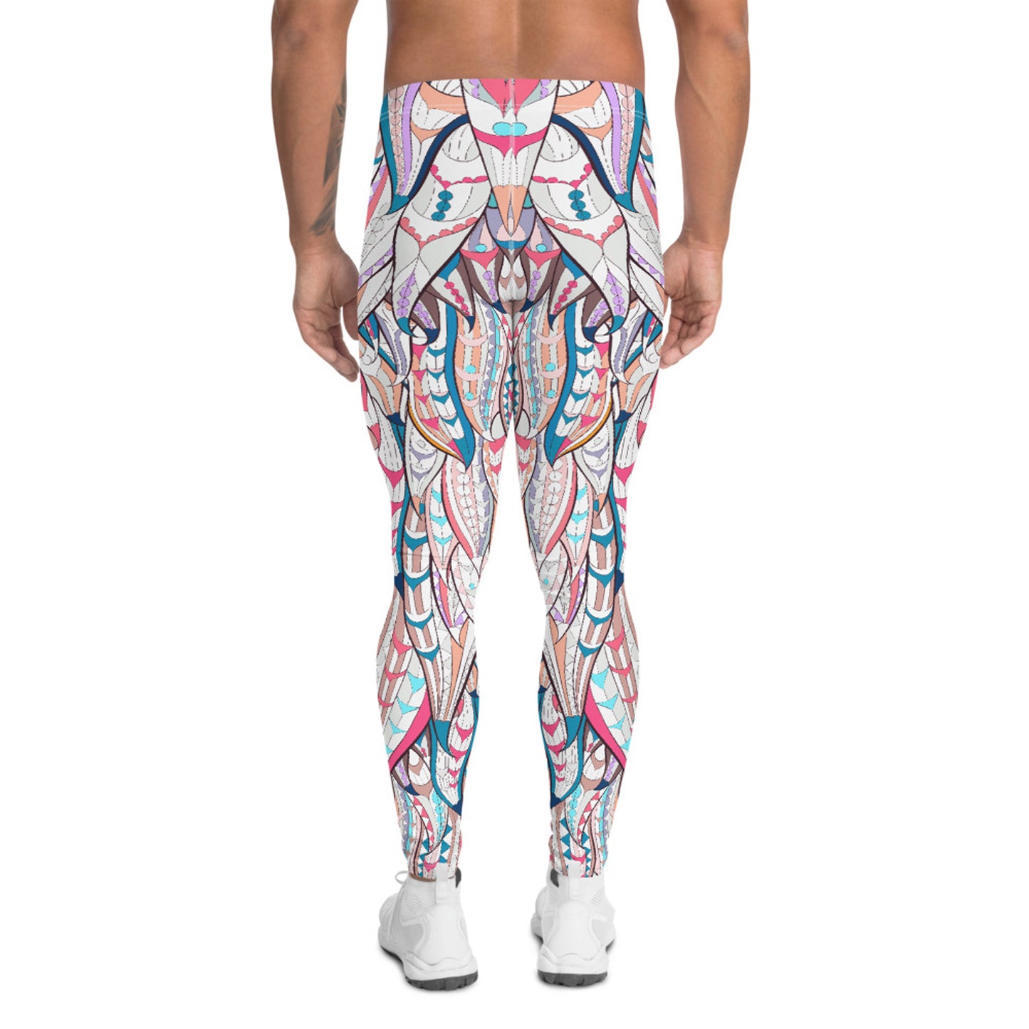 Boho Feather Leggings for Men