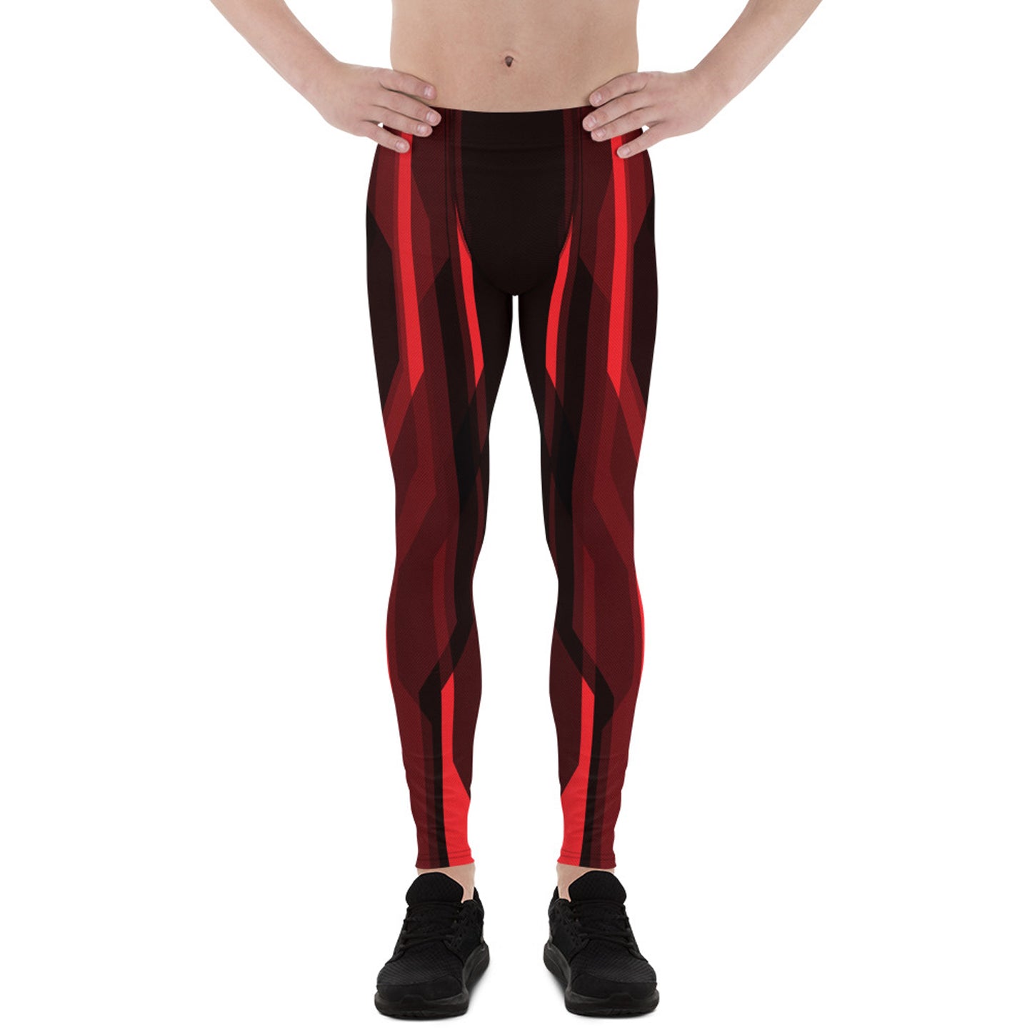 Red Tron Inspired Leggings for Men