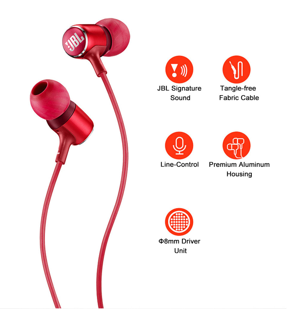 JBL LIVE100 3.5mm Wired Earphones