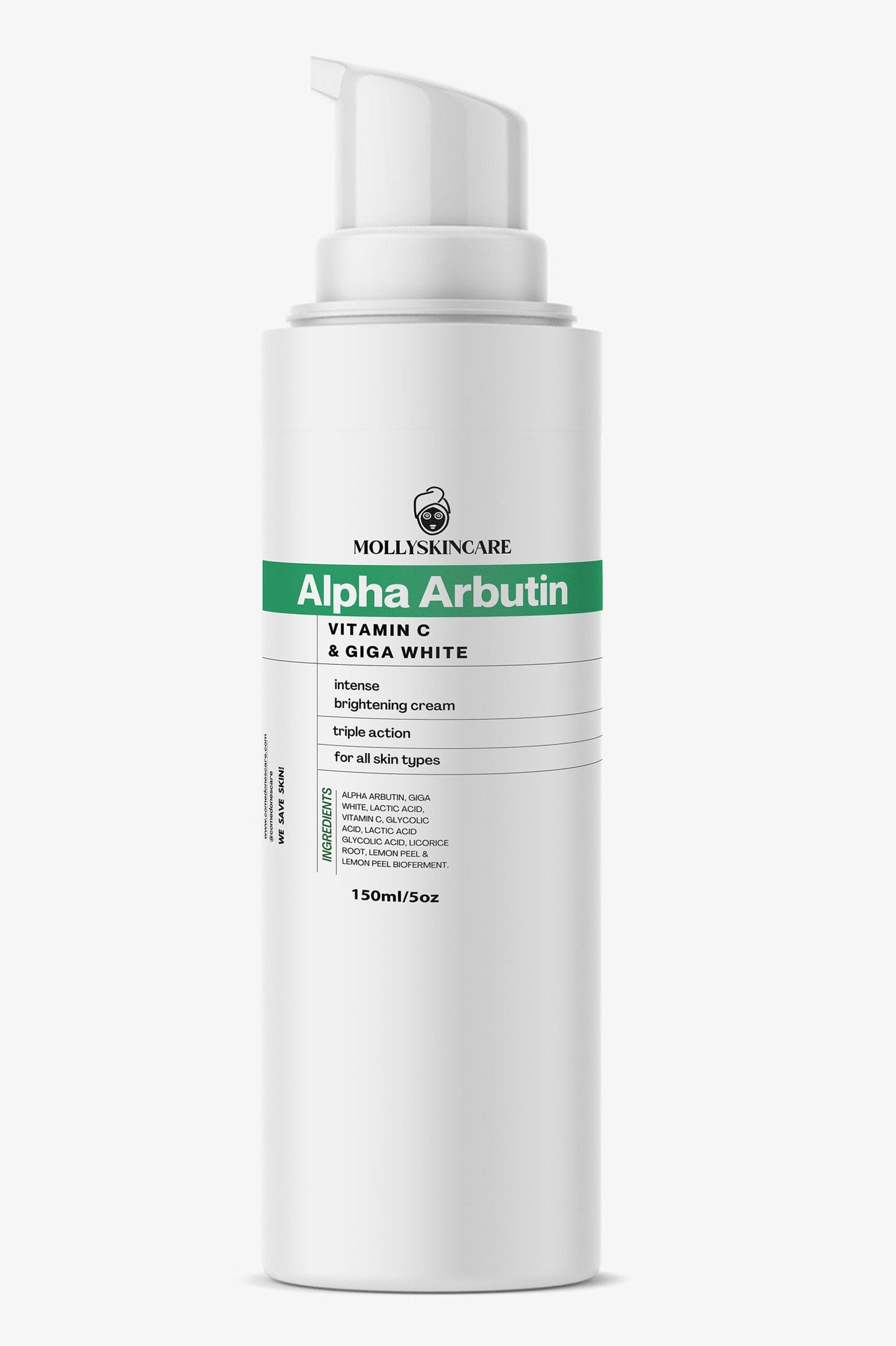 Intense Alpha Arbutin Giga & Vitamin C Brightening and Whitening Cream