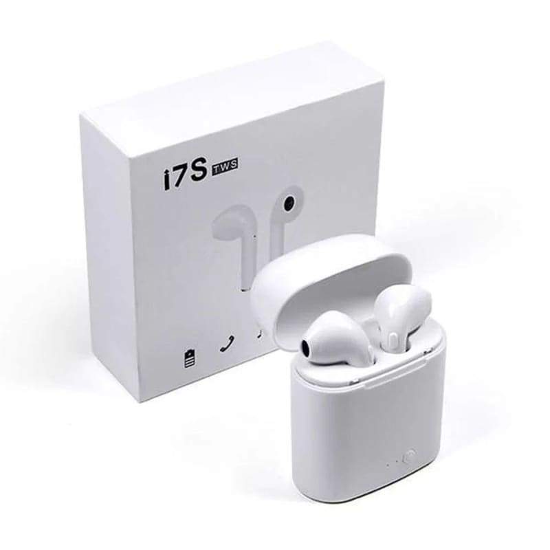 i7 TWS Wireless Earpiece Bluetooth 5.0 - White Color