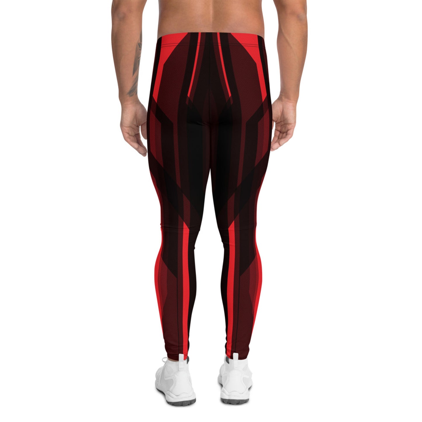 Red Tron Inspired Leggings for Men