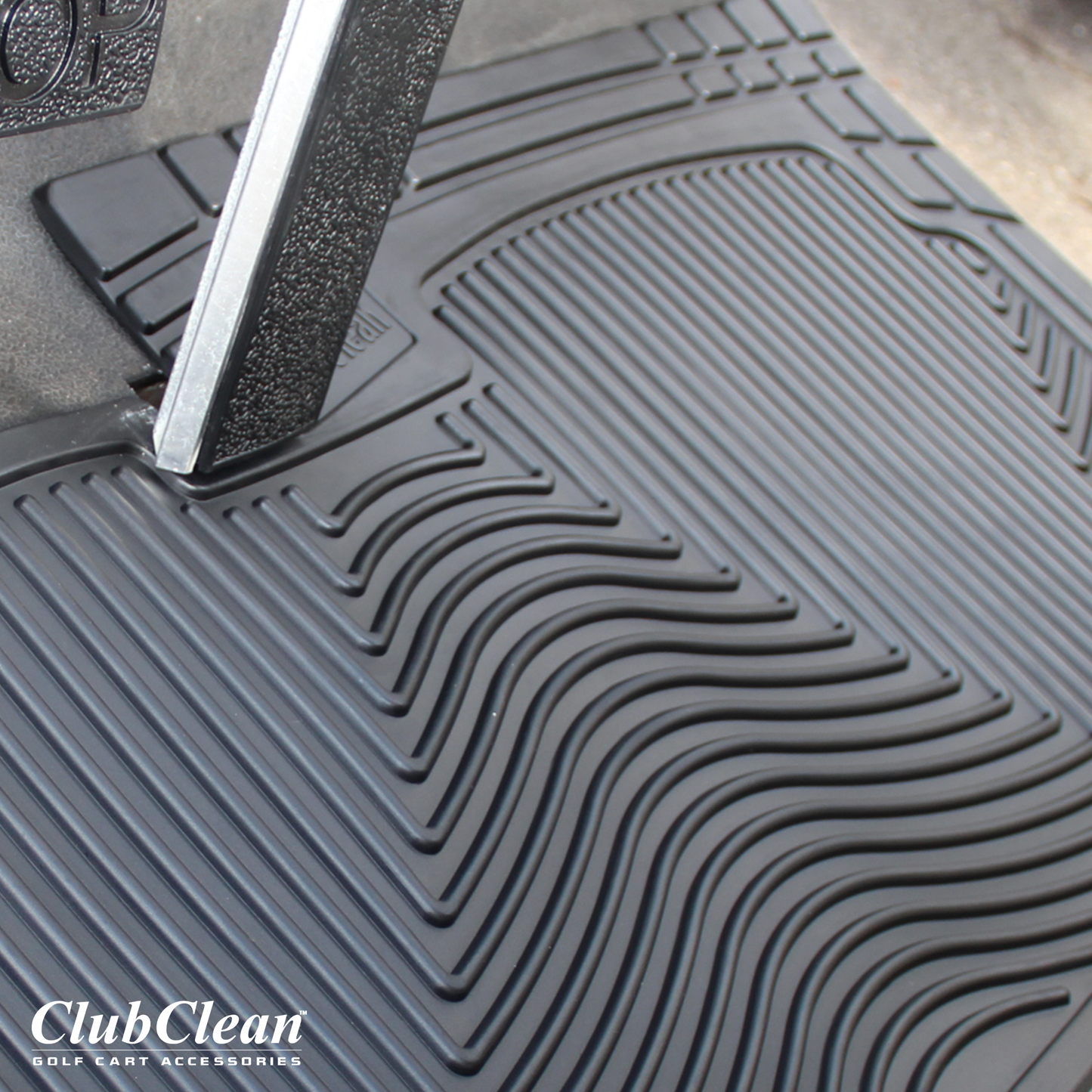 Club Clean Rubber Cart Floor Mat