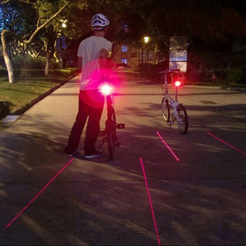 Laser LED Bicycle Taillight