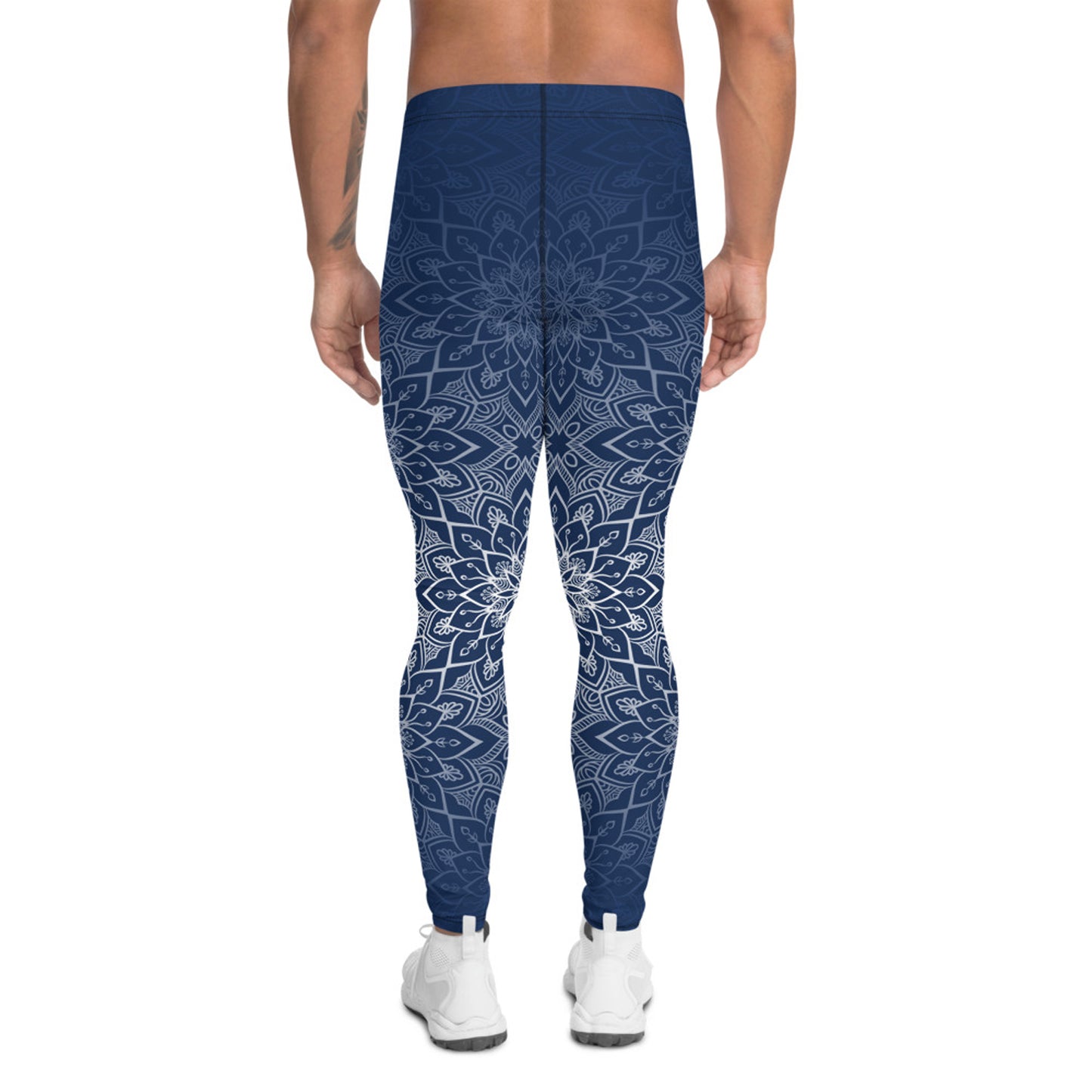 Blue Mandala Leggings for Men