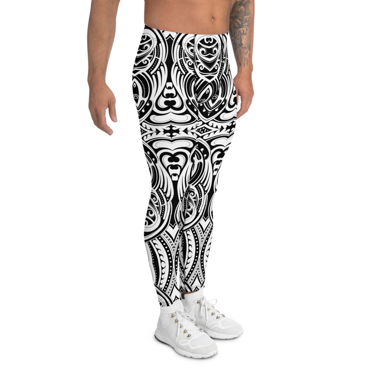 Maori Tattoo Inspired Leggings for Men