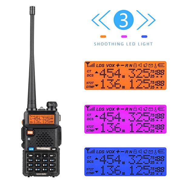 6pcs BAOFENG 1.5" LCD 136~174MHz / 400~520MHz Dual Band Walkie Talkie